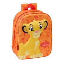 Mochila Guarderia 3D Bolsillo Red El Rey Leon 22 x 27 x 10 cm.