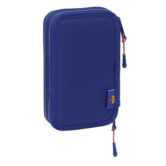 Plumier Doble Pequeño 28 Piezas F.C.Barcelona 12,5 x 19,5 x 4 cm.