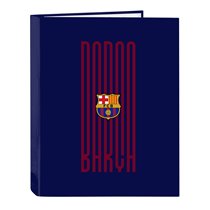Carpeta Folio 4 Anillas Mixtas F.C.Barcelona 26,5 x 33 x 4 cm.
