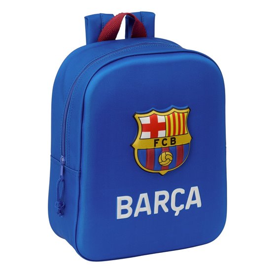 Mochila Guarderia 3D Bolsillo Red F.C.Barcelona 22 x 27 x 10 cm.