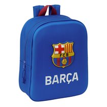 Mochila Guarderia 3D Bolsillo Red F.C.Barcelona 22 x 27 x 10 cm.