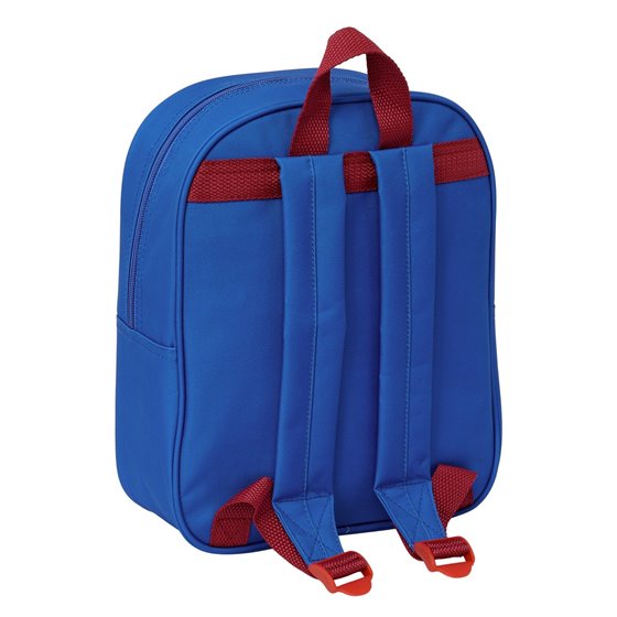 Mochila Guarderia 3D Bolsillo Red F.C.Barcelona 22 x 27 x 10 cm.
