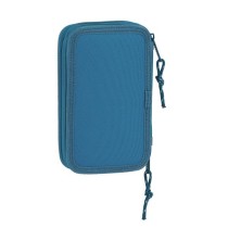 Estuche Escolar BLACKFIT8 Doble 28 Piezas 12,5 x 19,5 x 4 cm.
