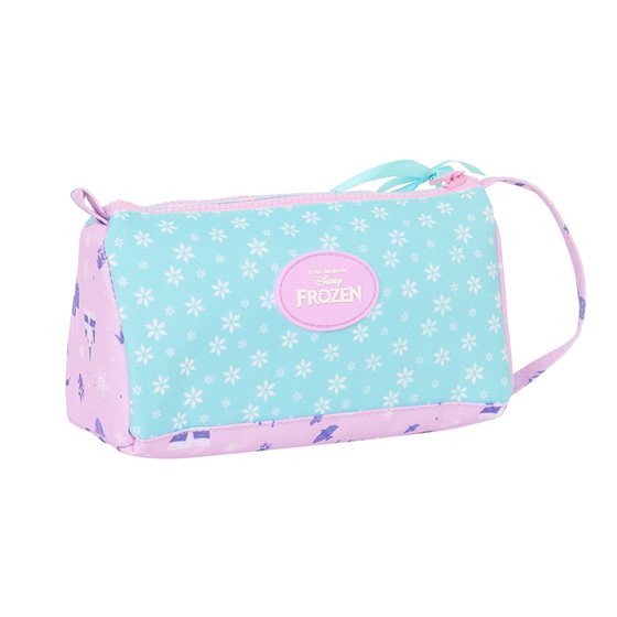 Portatodo Con Bolsillo Desplegable Vacio Frozen "Cool Days" 20 x 11 x 8,5 cm.