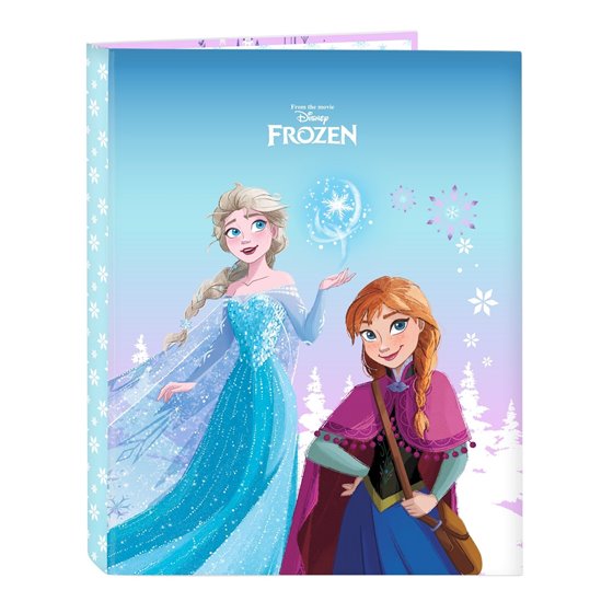 Carpeta Folio 4 Anillas Mixtas Frozen "Cool Days" 26,5 x 33 x 4 cm.