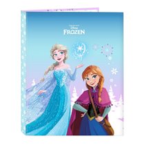 Carpeta Folio 4 Anillas Mixtas Frozen "Cool Days" 26,5 x 33 x 4 cm.