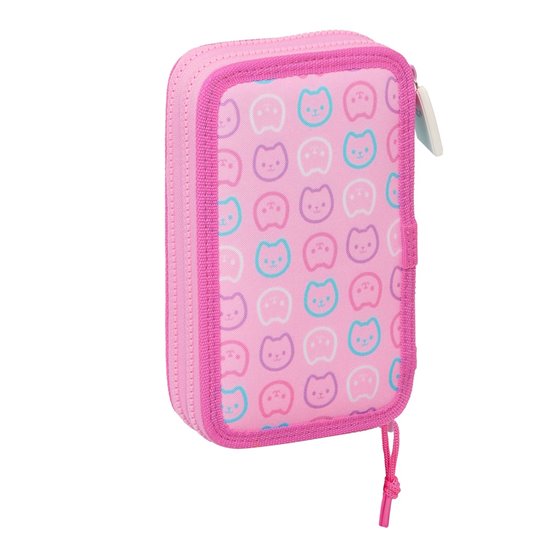 Plumier Doble Pequeño 28 Piezas Gabby'S Dollhouse "Party" 12,5 x 19,5 x 4 cm.