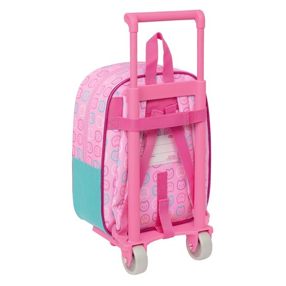 Mochila Con Carro  Gabby'S Dollhouse "Party" 22 x 27 x 10 cm.