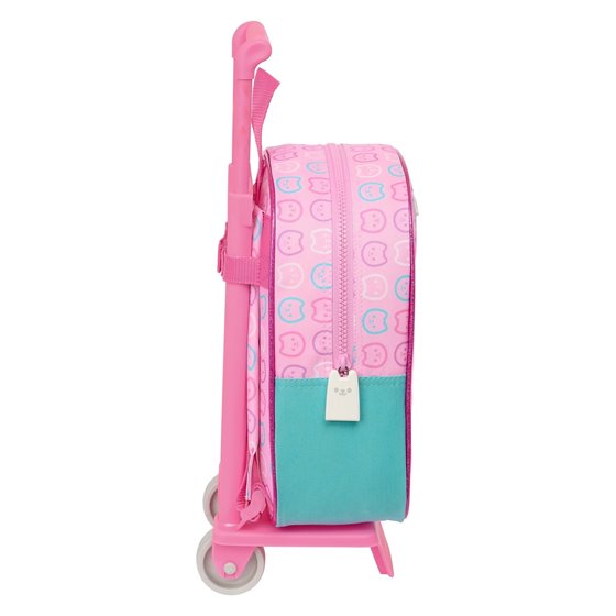 Mochila Con Carro  Gabby'S Dollhouse "Party" 22 x 27 x 10 cm.