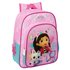 Mochila Junior Adaptable A Carro Gabby'S Dollhouse "Party" 32 x 38 x 12 cm.