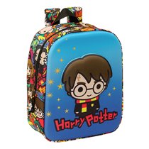 Mochila Guarderia 3D Bolsillo Red Harry Potter 22 x 27 x 10 cm.