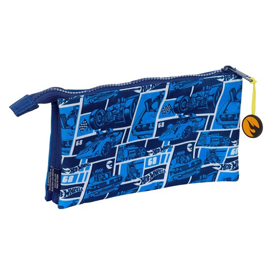 Portatodo Triple Hot Wheels "Sonny" 22 x 12 x 3 cm.