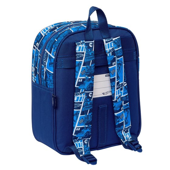 Mochila Guarderia Adaptable A Carro Hot Wheels "Sonny" 22 x 27 x 10 cm.