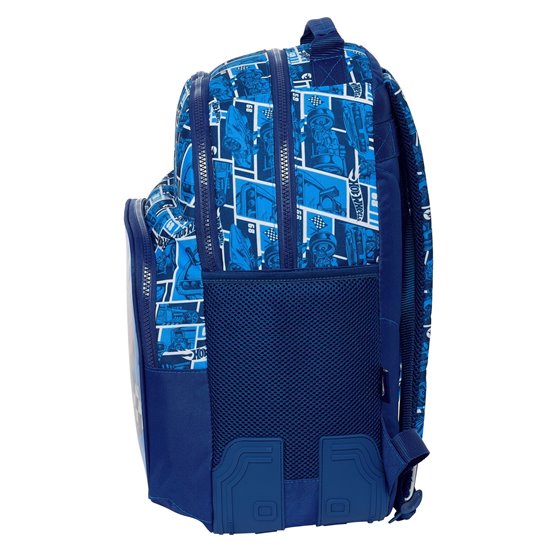 Mochila Doble Adaptable A Carro Hot Wheels "Sonny" 32 x 42 x 15 cm.
