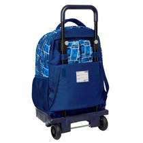 Mochila Con Ruedas Compact Extraible Hot Wheels "Sonny" 33 x 45 x 22 cm.
