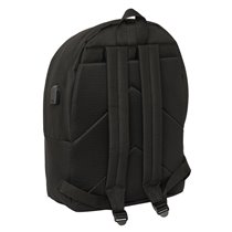 Mochila Doble Para Portatil 15,6"+Usb Kings League "El Barrio" 31 x 44 x 18 cm.