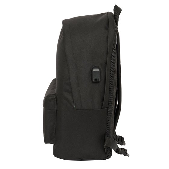 Mochila Doble Para Portatil 15,6"+Usb Kings League "El Barrio" 31 x 44 x 18 cm.
