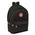 Mochila Doble Para Portatil 15,6"+Usb Kings League "Porcinos" 31 x 44 x 18 cm.