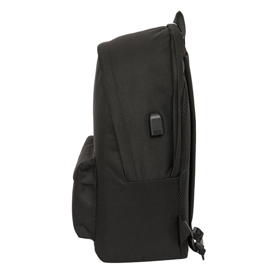 Mochila Doble Para Portatil 15,6"+Usb Kings League "Porcinos" 31 x 44 x 18 cm.