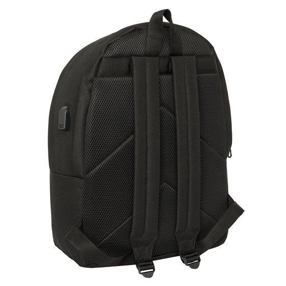 Mochila Doble Para Portatil 15,6"+Usb Kings League "Ultimate Móstoles" 31 x 44 x 18 cm.