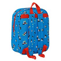 Mochila Guarderia 3D Bolsillo Red Mickey Mouse 22 x 27 x 10 cm.