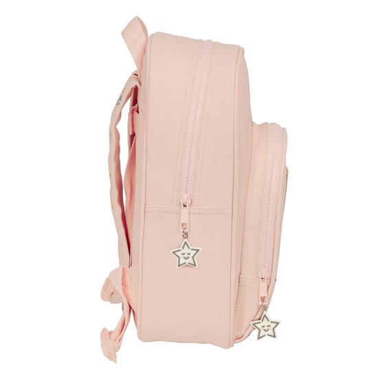 Mochila Infantil Adaptable A Carro Minnie Mouse "Baby" 28 x 34 x 10 cm.
