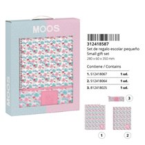 Set De Regalo Pequeño Moos "Flores" 28 x 35 x 6 cm.