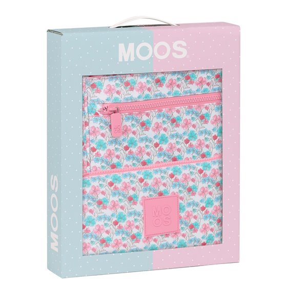 Set De Regalo Pequeño Moos "Flores" 28 x 35 x 6 cm.