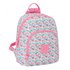 Mini Mochila Reciclado Moos "Flores" 25 x 30 x 13 cm.