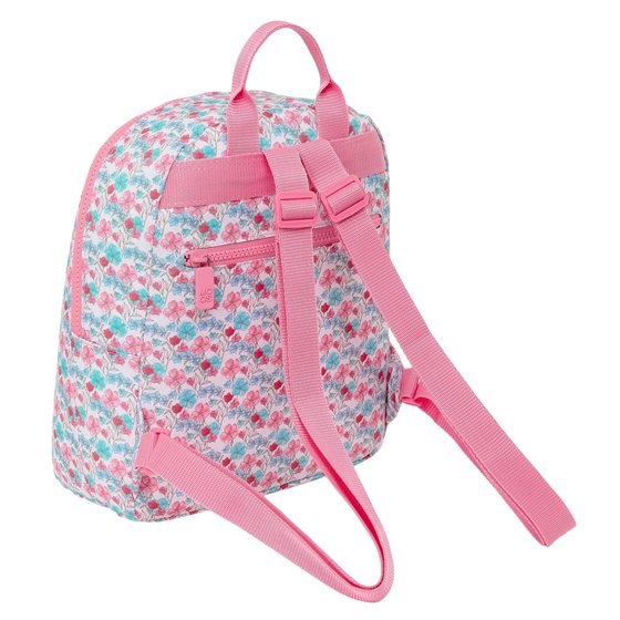 Mini Mochila Reciclado Moos "Flores" 25 x 30 x 13 cm.