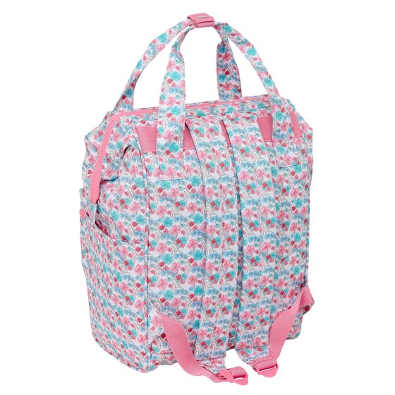 Mochila Con Asas Para Portatil 13" Moos "Flores" 27 x 40 x 19 cm.