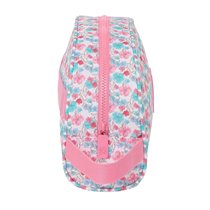 Neceser Adaptable A Carro Reciclado Moos "Flores" 28 x 18 x 10 cm.