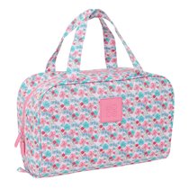 Neceser Rectangular Reciclado Moos "Flores" 31 x 14 x 19 cm.