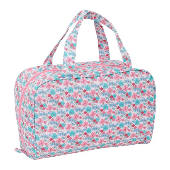 Neceser Rectangular Reciclado Moos "Flores" 31 x 14 x 19 cm.