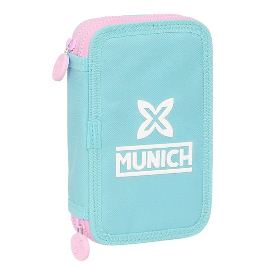Plumier Doble Pequeño 28 Piezas Munich "Heaven" 12,5 x 19,5 x 4 cm.