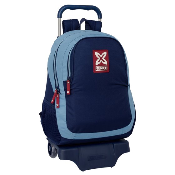 Mochila Con Carro  Munich "Royal" 32 x 44 x 16 cm.