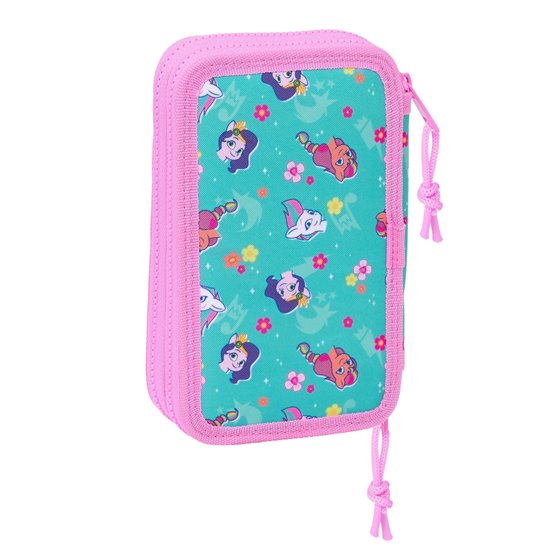 Plumier Doble Pequeño 28 Piezas My Little Pony "Magic" 12,5 x 19,5 x 4 cm.