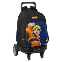 Mochila Con Ruedas Compact Evolution Extraible Naruto "Ninja" 33 x 45 x 22 cm.
