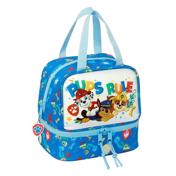 Portameriendas Paw Patrol "Pups Rule" 20 x 20 x 15 cm.