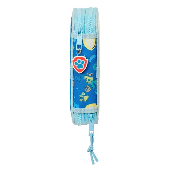 Plumier Doble Pequeño 28 Piezas Paw Patrol "Pups Rule" 12,5 x 19,5 x 4 cm.