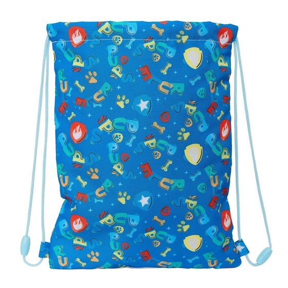 Saco Plano Junior Paw Patrol "Pups Rule" 26 x 34 x 1 cm.