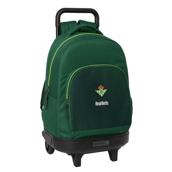 Mochila Con Ruedas Compact Extraible Real Betis Balompie 33 x 45 x 22 cm.