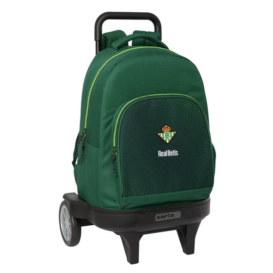 Mochila Con Ruedas Compact Evolution Extraible Real Betis Balompie 33 x 45 x 22 cm.