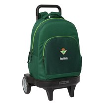 Mochila Con Ruedas Compact Evolution Extraible Real Betis Balompie 33 x 45 x 22 cm.