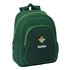 Mochila Infantil Adaptable A Carro Resistente Al Agua Real Betis Balompie 28 x 34 x 10 cm.
