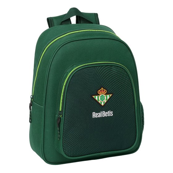 Mochila Infantil Adaptable A Carro Resistente Al Agua Real Betis Balompie 28 x 34 x 10 cm.