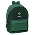 Mochila Doble Portatil 15,6"+Usb Re Agua Real Betis Balompie 31 x 44 x 18 cm.