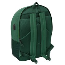 Mochila Doble Portatil 15,6"+Usb Re Agua Real Betis Balompie 31 x 44 x 18 cm.