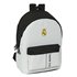Mochila Doble Para Portatil 15,6"+Usb Real Madrid 1ª Equip. 24/25 31 x 44 x 18 cm.