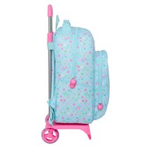 Mochila Con Carro  Reciclado Safta "Bicicleta" 32 x 42 x 15 cm.